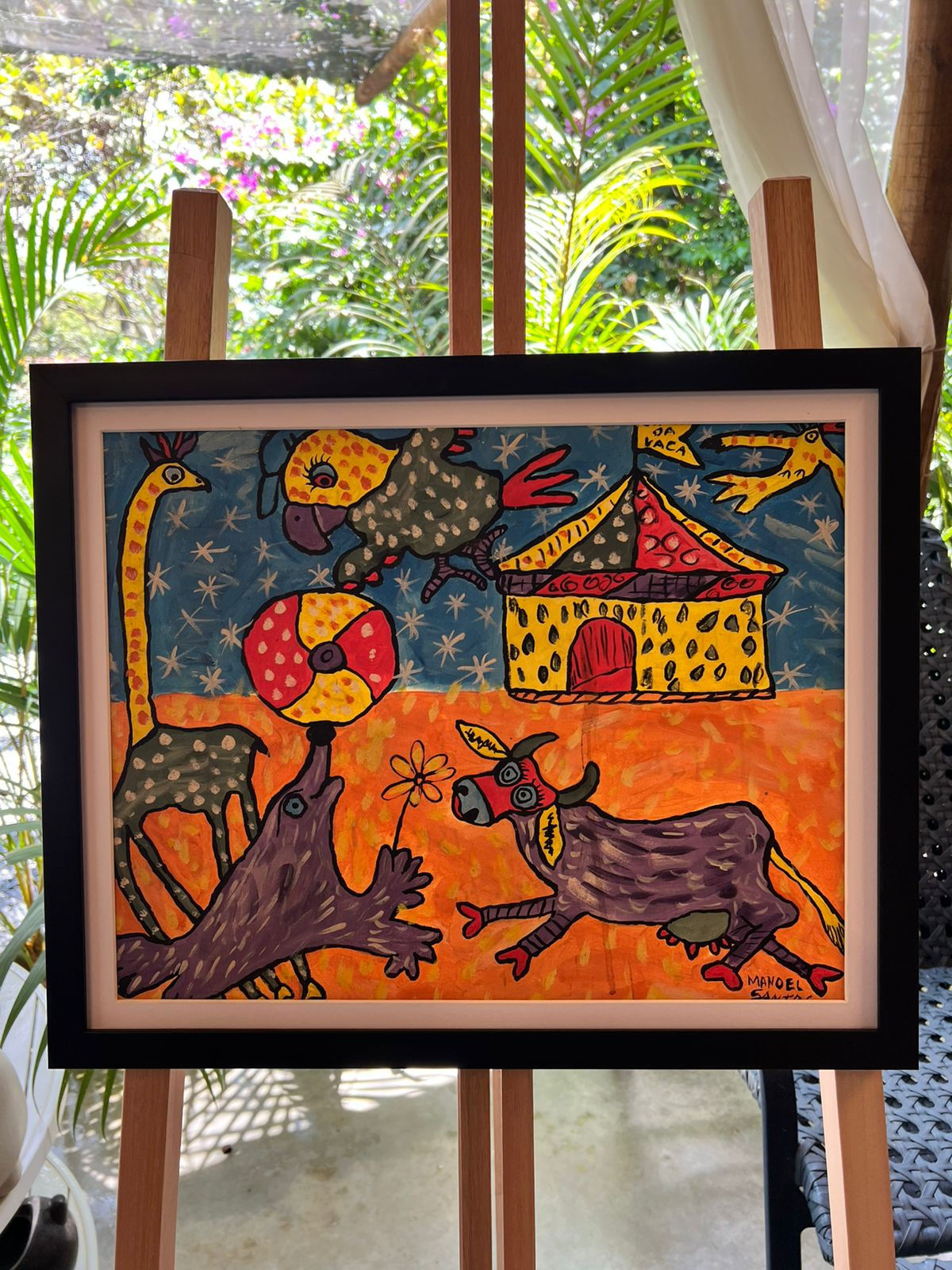 Quadro Circo dos Animais de Manoel Santos