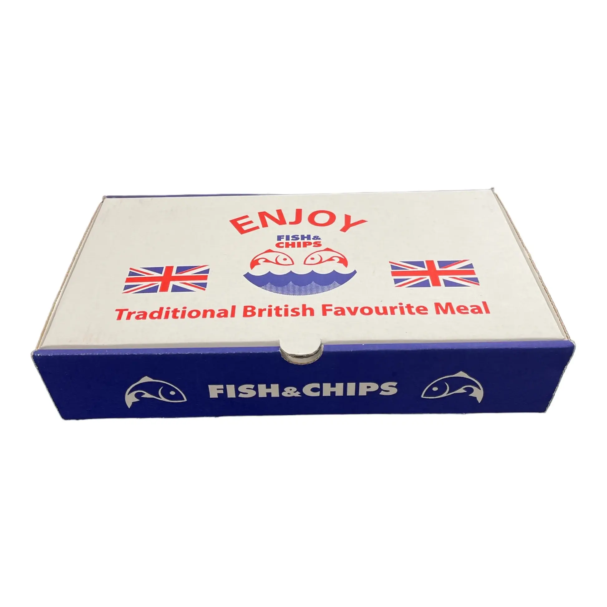 Printed Fish and Chips Boxes (3 sizes)