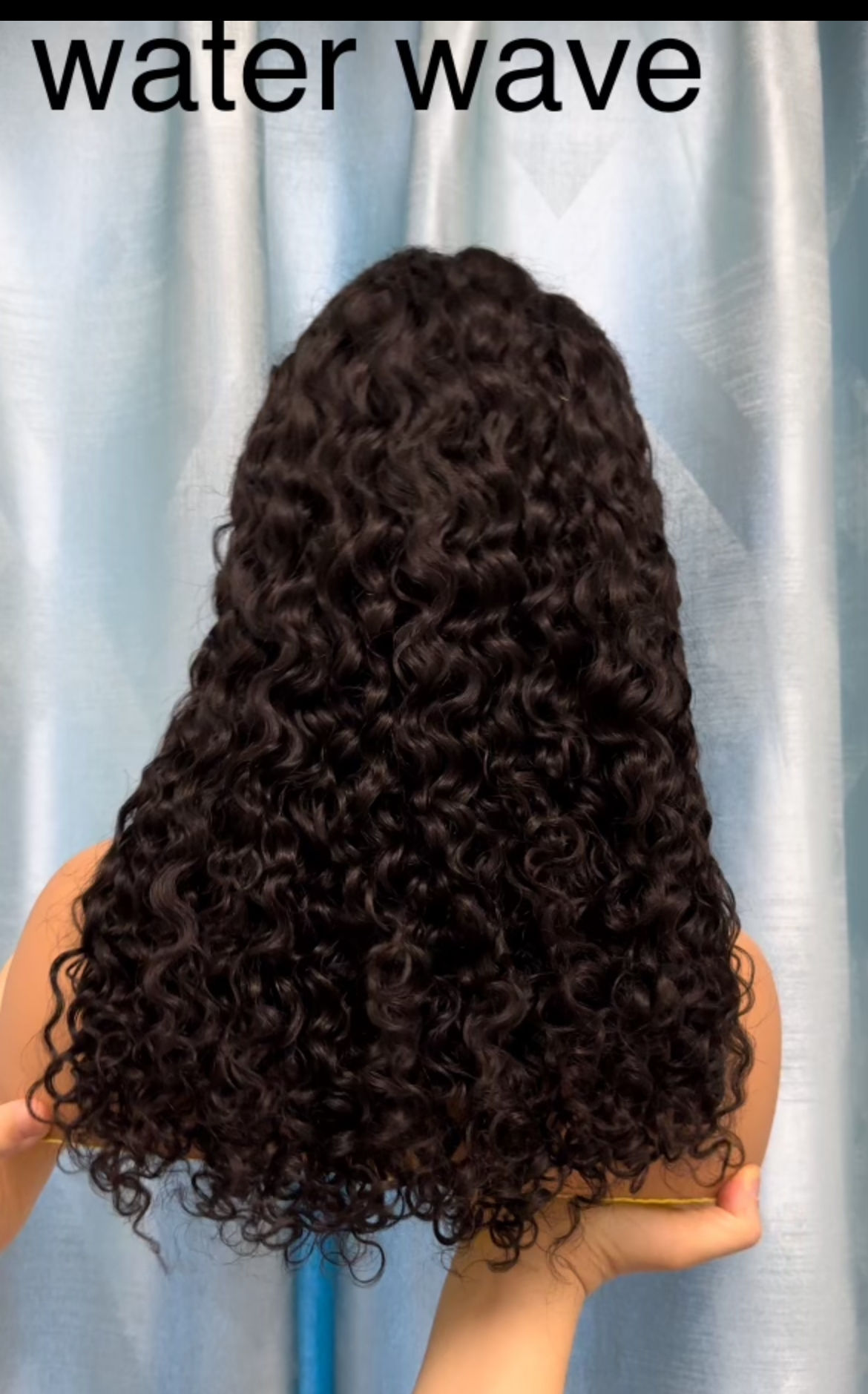 16" Water Wave 5x5 HD Closure wig