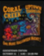 🎶🎸💀🎃CORAL CREEK & Uptown Toodeloo - HALLOWEEN BASH | Fri, Oct 31 | Music 6:30 PM