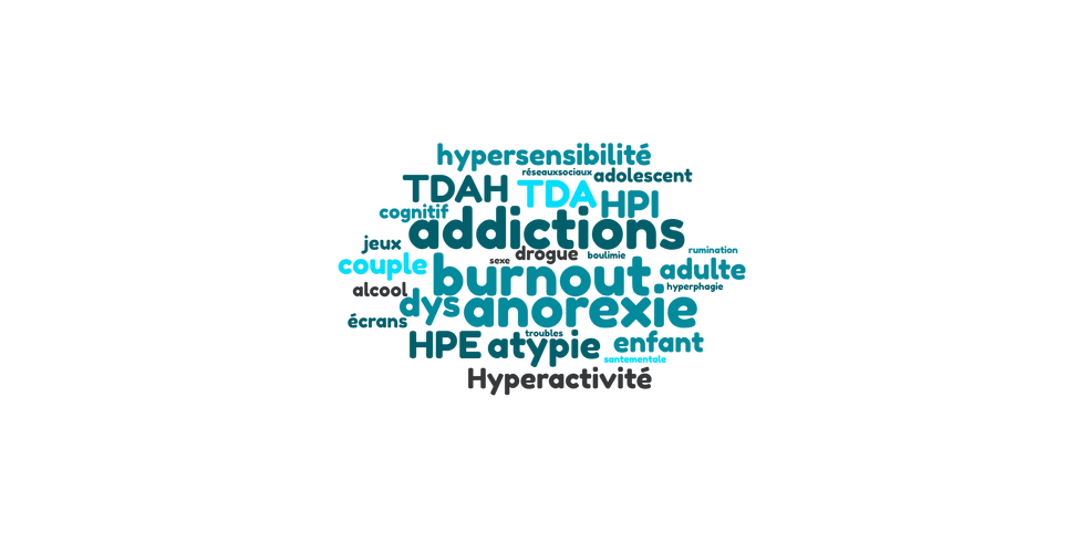 addiction, santé mentale, tca, anorexie, tdah, dyx, hyperactivité, dépression, burnout, sommeil, stress Neuromoov Alexandrine
