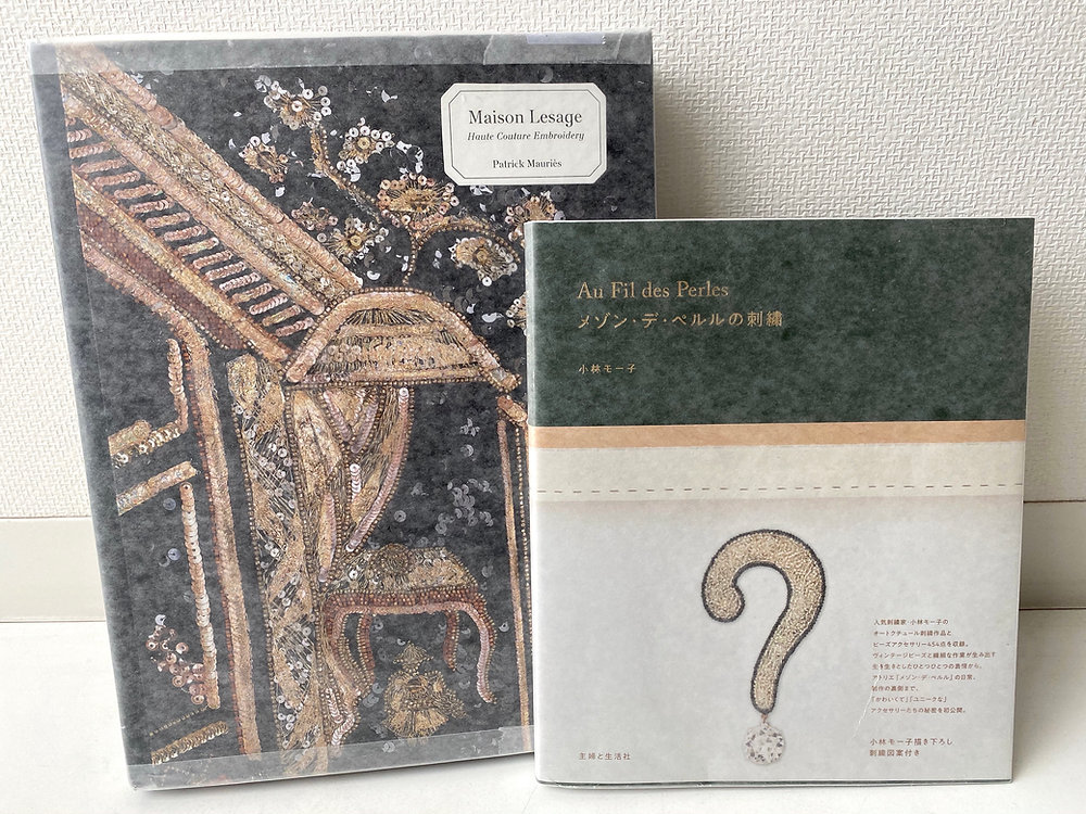 額林美木子先生の作品を手刺繍で表現した物です
