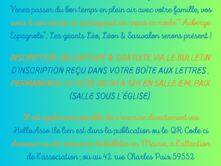 La billetterie du Repas est OUVERTE !