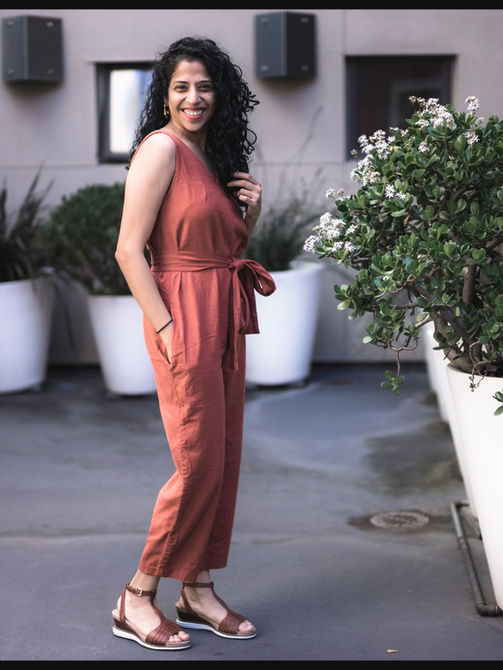 Peppermint jumpsuit by In the Folds and Peppermint Magazine