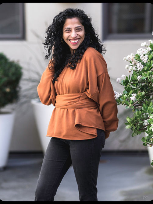 Belted Sweater By Digital Pattern Library