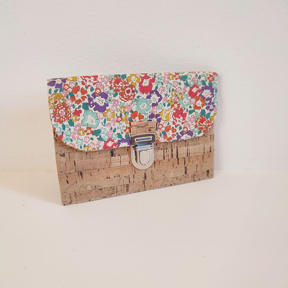 Miniature : Pochette Paper - Liberty ton bleu- Différents modèles