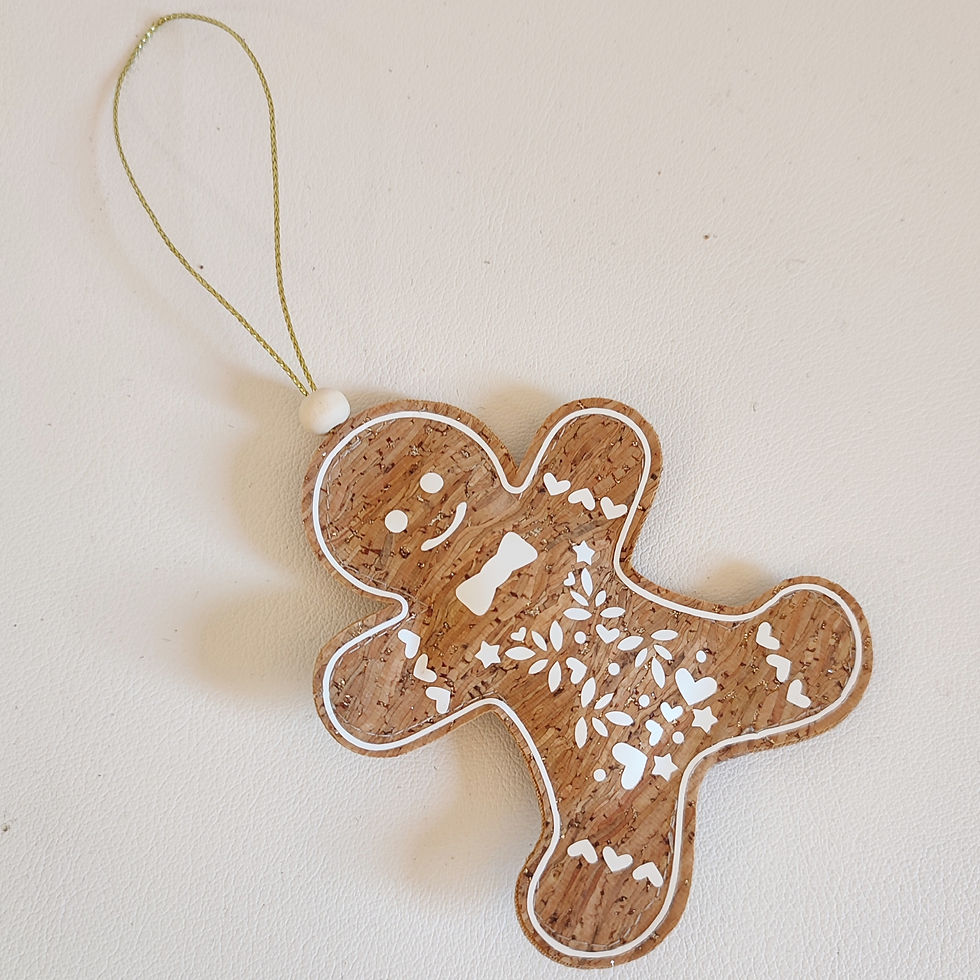 Miniature : Décoration en liège - Pain d'épices