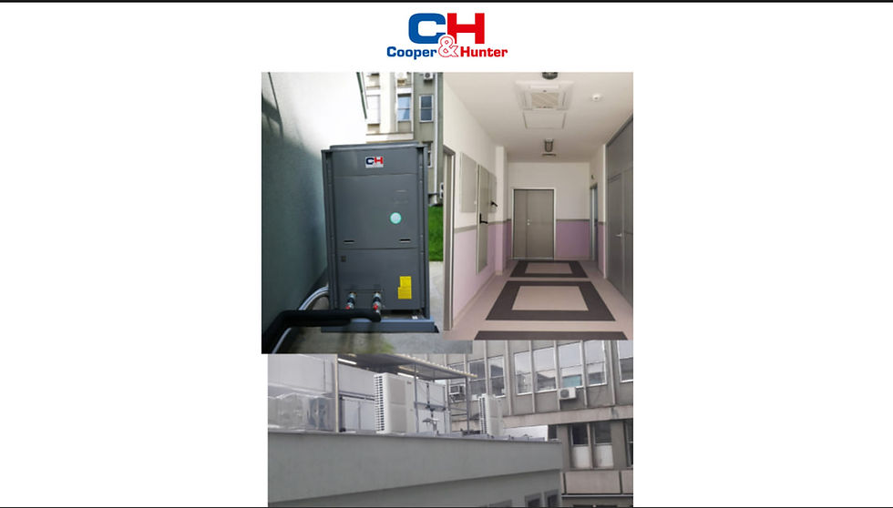 Climatización integral de un hospital: sistemas VRF, split y bombas de calor Cooper & Hunter