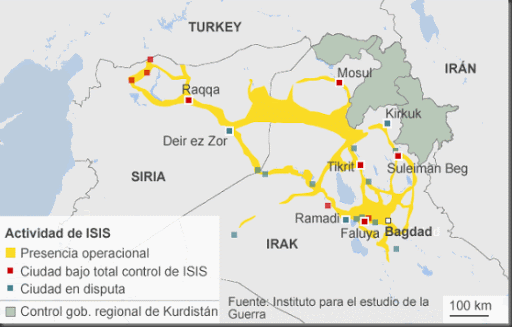 Presencia de ISIS