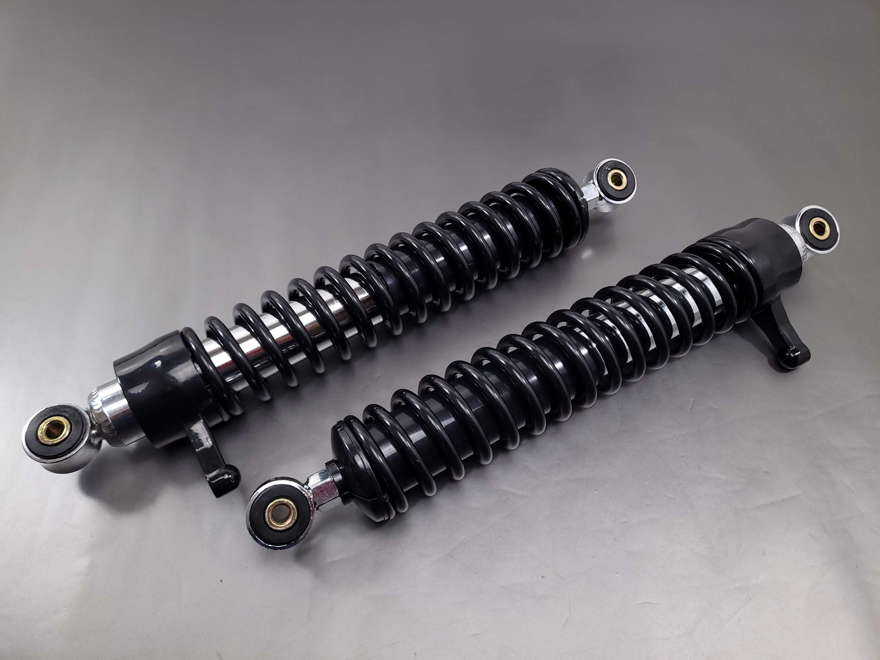 Simson S50 S51 S53 S70 S83 Enduro Stoßdämpfer Set 360mm Schwarze Federn Dämpfer 