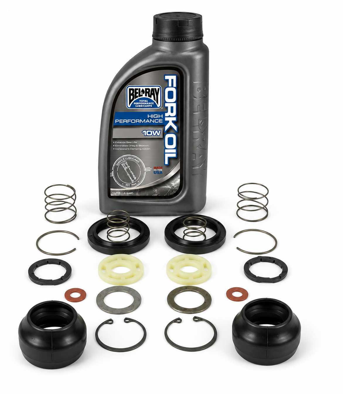 MZ TS ETZ 125 150 250 251 Reparaturs + Bel Ray High Performance 10W Gabelöl 1l
