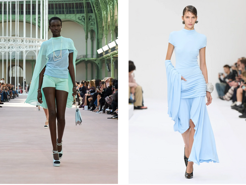 Tendance 2025 le Bleu glacé