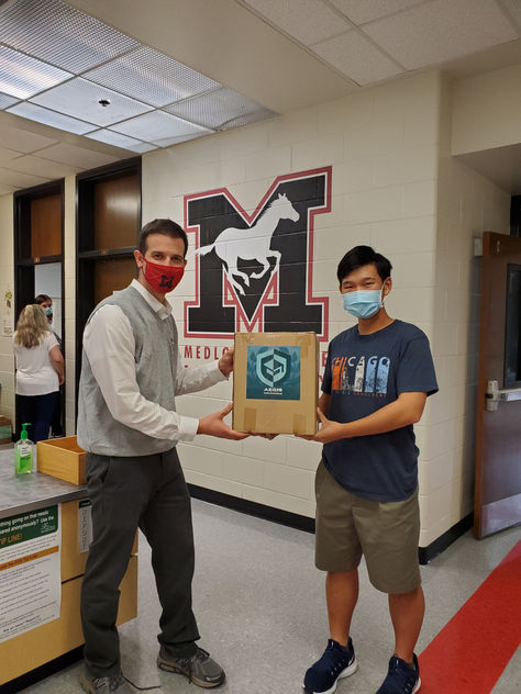 500 Mask Donation to Medlock Bridge ES