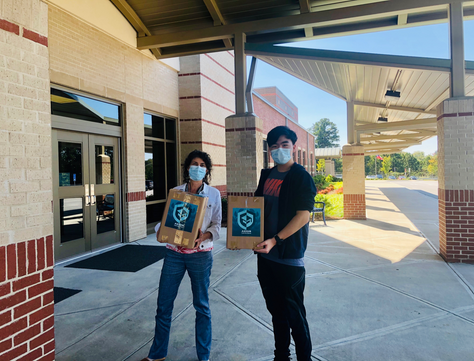 Donating 500 Masks to Baldwin Elementary