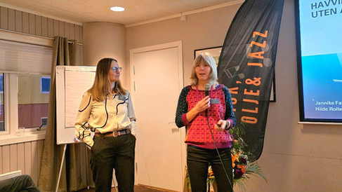 Rollefsen Næss and Falk-Andersson presents the Norwegian ocean wind case study in Honningsvåg (Photo