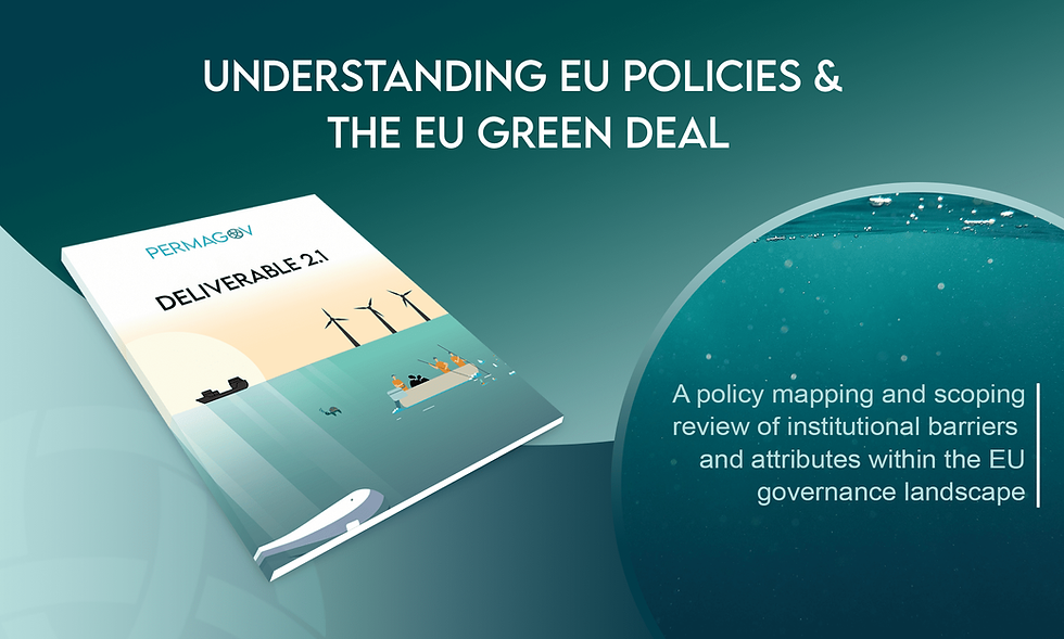 A report on EU marine policies and their relevance to the EU Green Deal