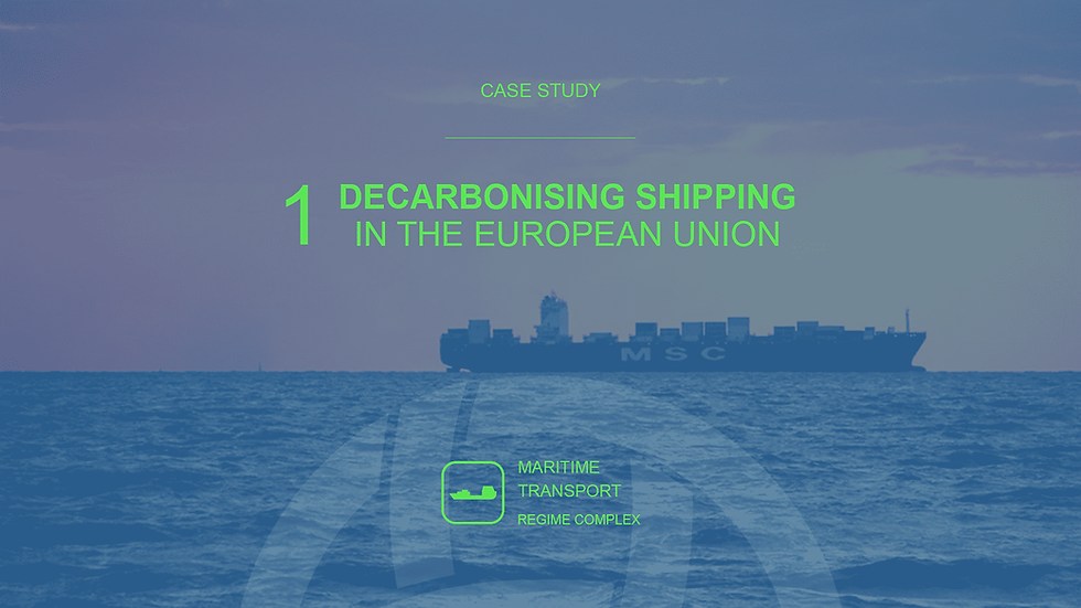 Decarbonising Shipping | Maritime Transport | PERMAGOV