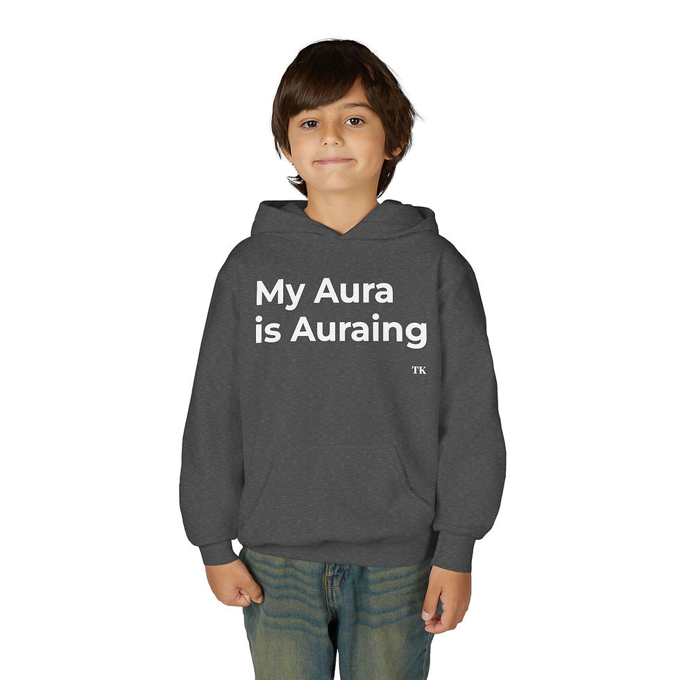 Thumbnail: Youth Aura-Infused Sweatshirt, Cozy Gift, Teen Comfort Wear