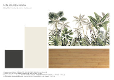 liste de matériaux
shopping list