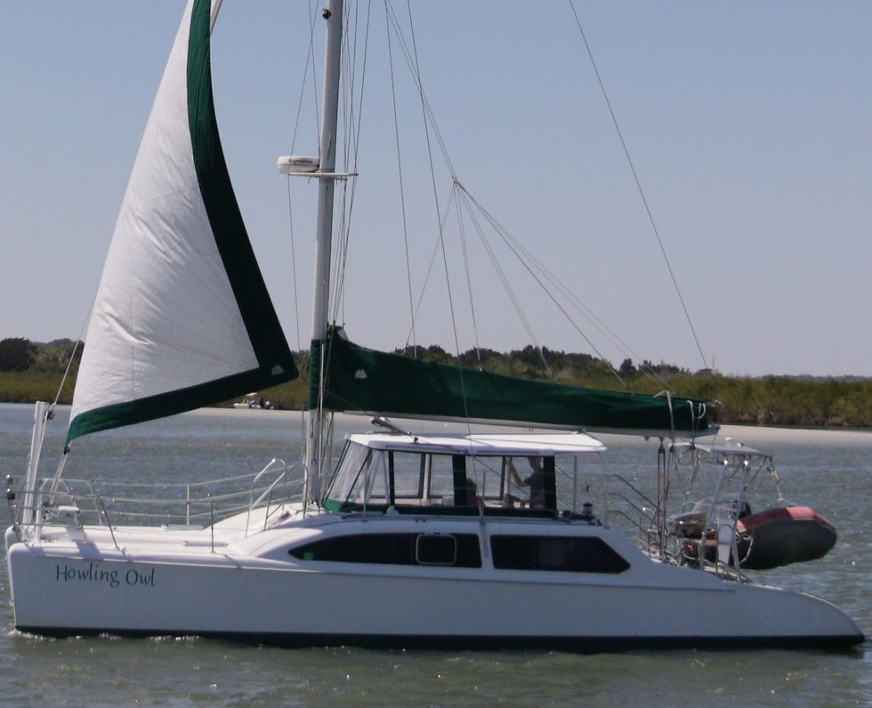 36' Catamaran with restroom!
