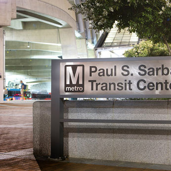 Paul S. Sarbanes Transit Center near Manchester Place Apartments and the Purple Line