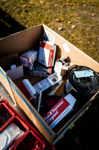 Hood Electric supply box