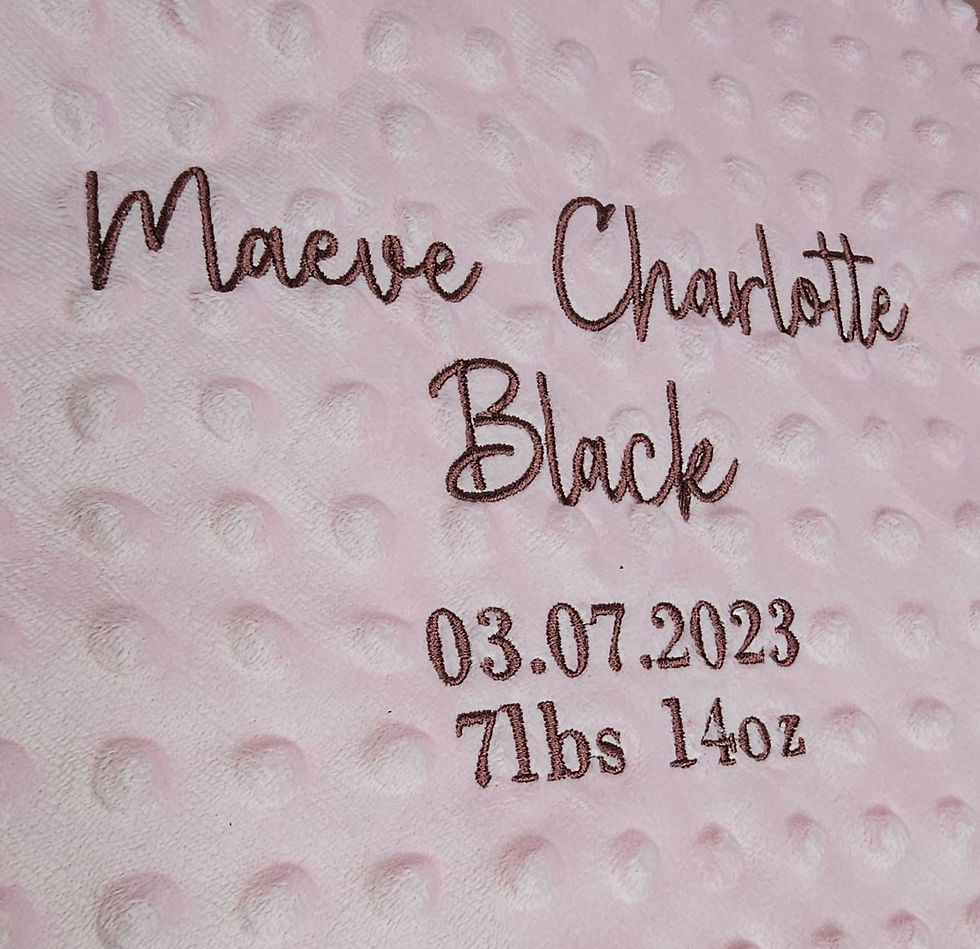 Thumbnail: Personalised Baby Blanket