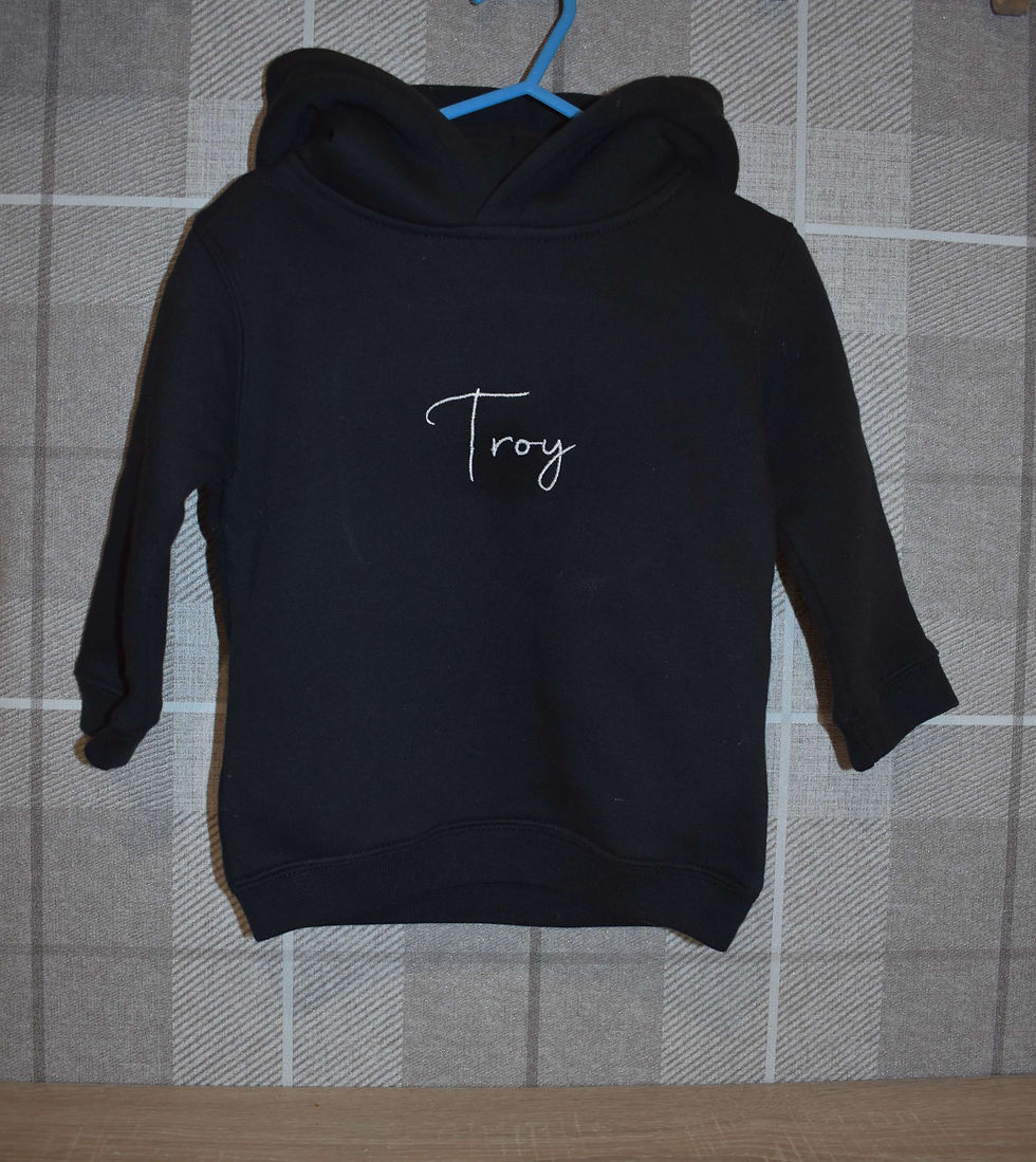 Thumbnail: Personalised Baby | Toddler embroidered hoodie