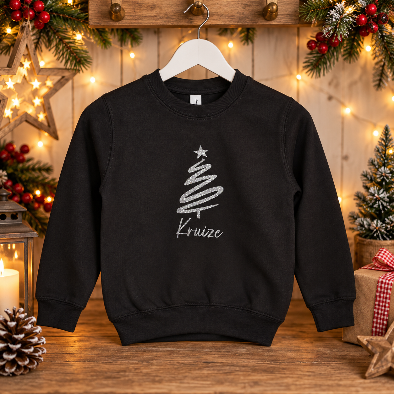 Personalised Christmas Tree Jumper – Kids & Adults