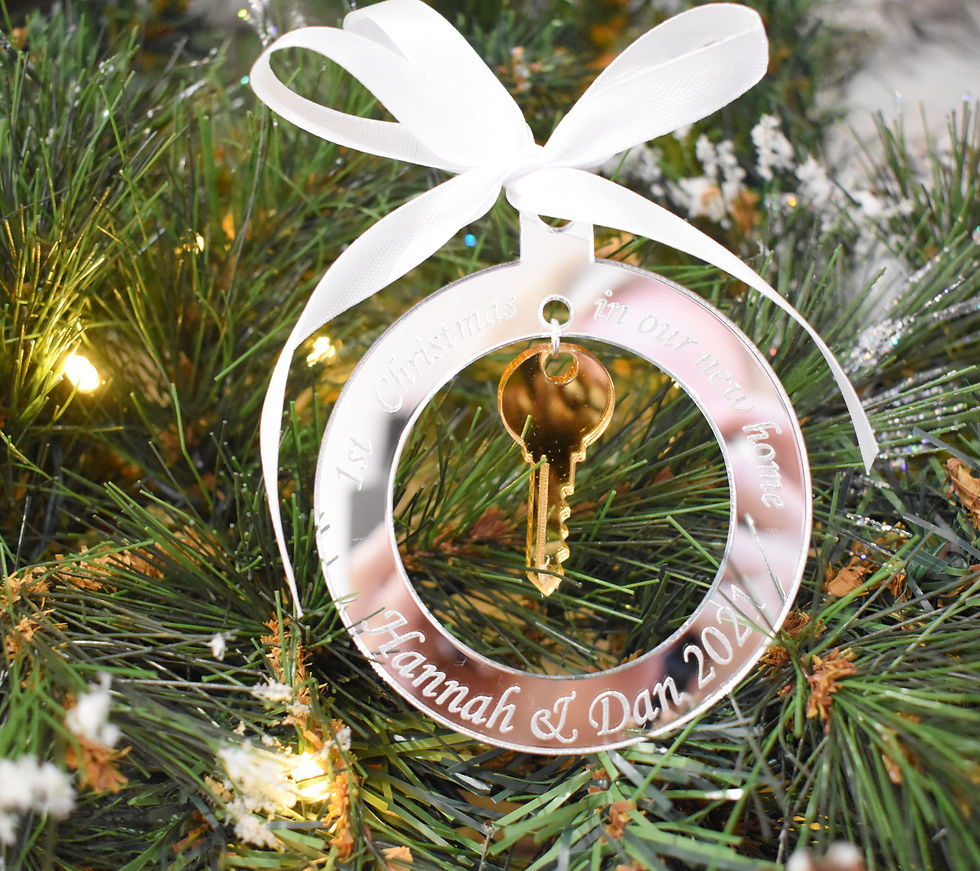 Thumbnail: 1st Christmas in our new home Christmas bauble
