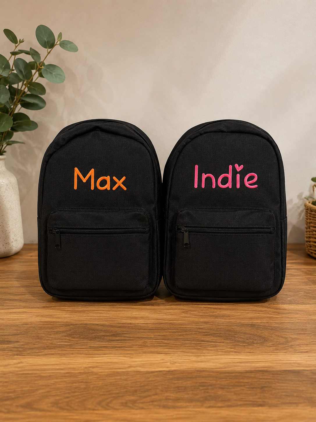 Personalised Kids Backpack, Embroidered School Bag