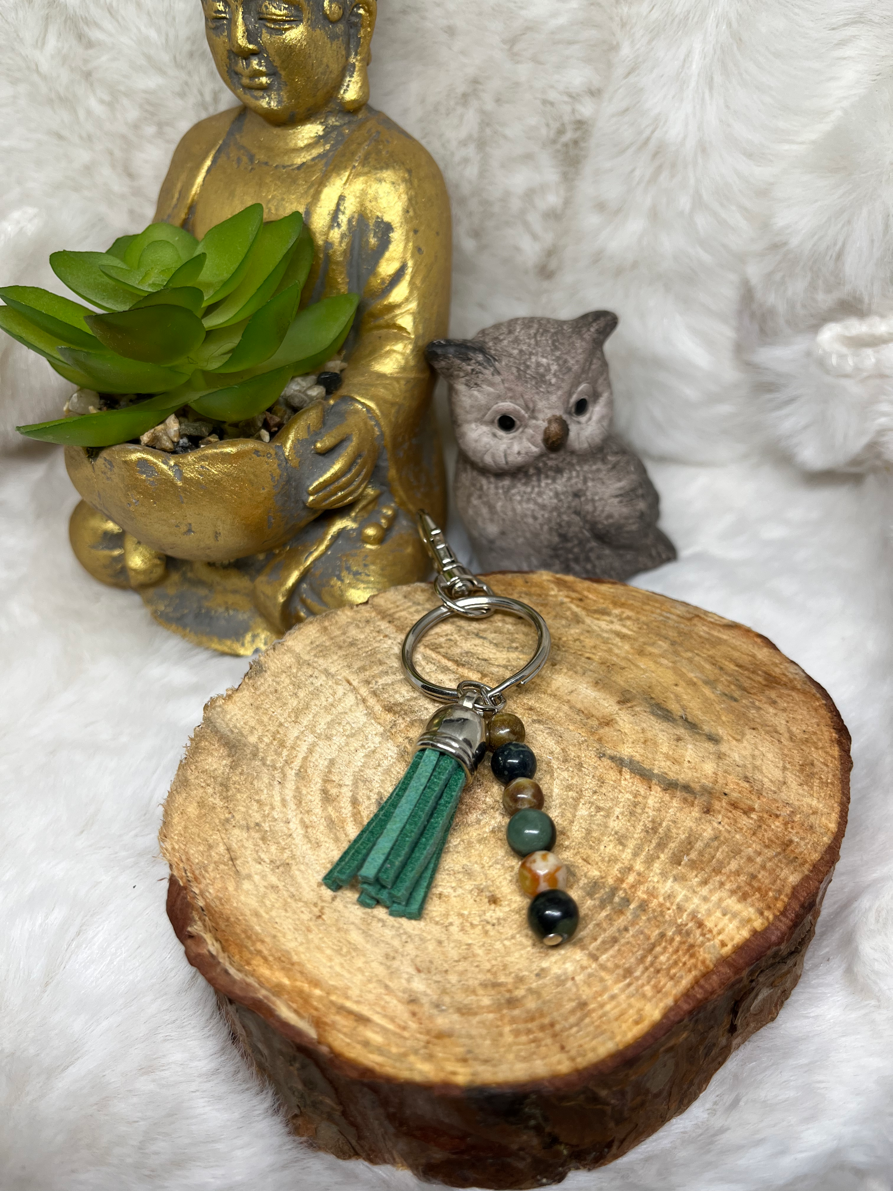 Porte clés dragon vert kambaba