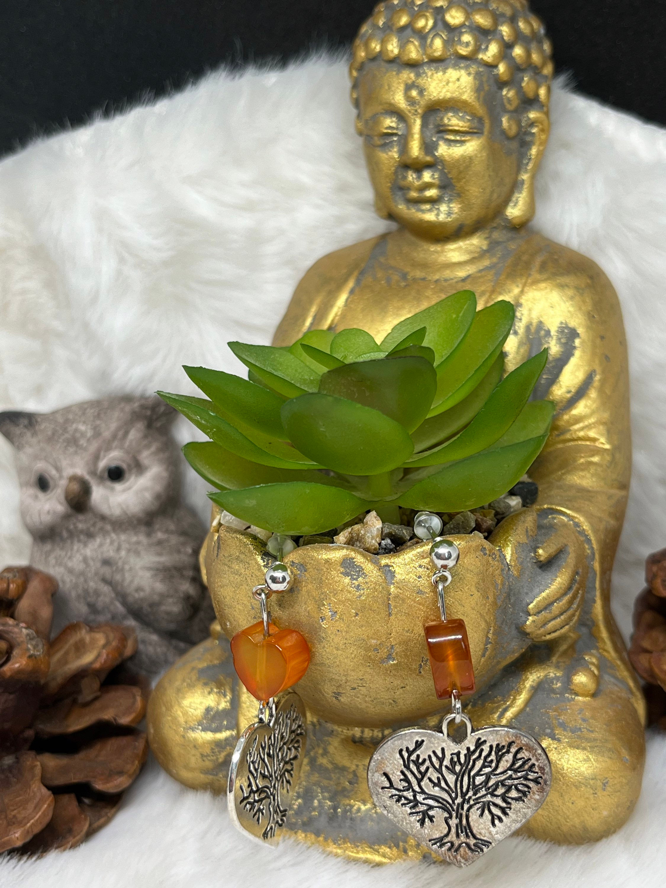 Boucles d’oreilles Cornaline