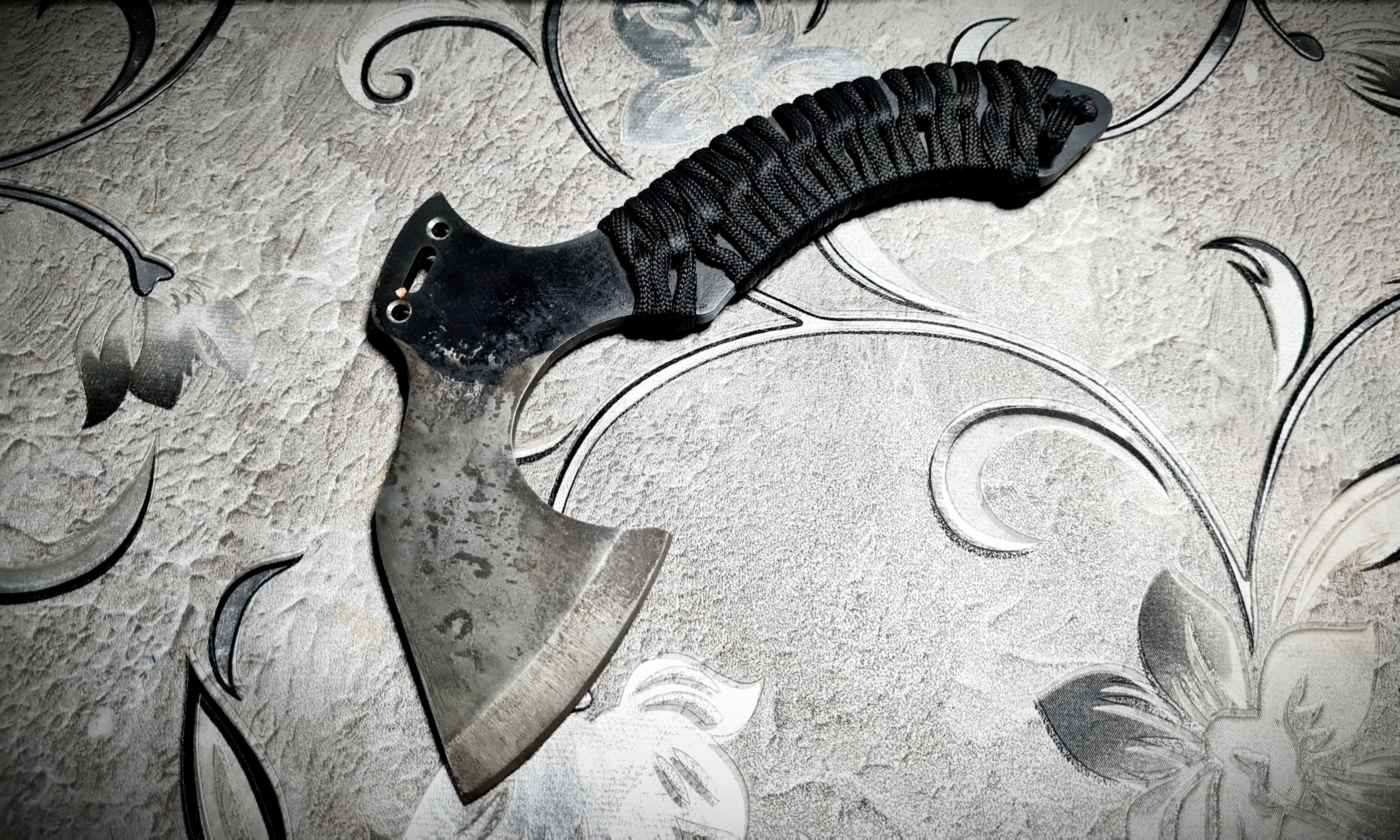 machado artesanal estilo machadinha tomahawk