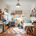 Clutter free space with kids