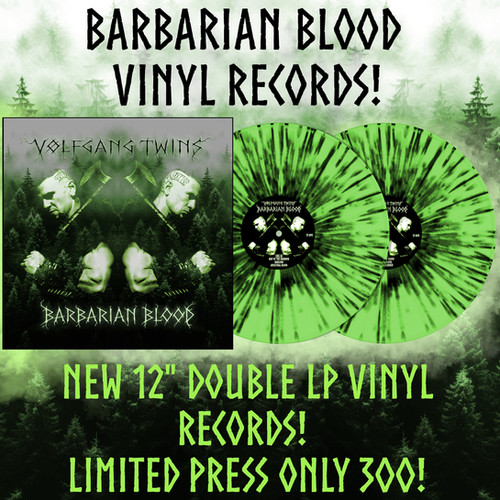 BARBARIAN BLOOD VINYL RECORD | Volfgang Twins