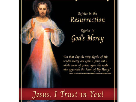 Good Divine Mercy Sunday, PAPA!
