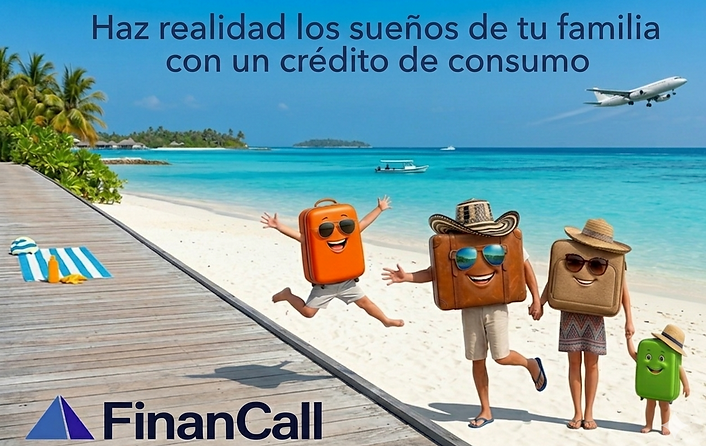 Familia de viaje en playa 1 con Crédito Personal.png