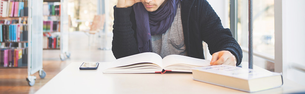 Studying in a Library