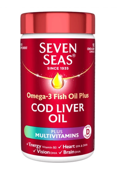 Seven Seas Cod Liver Oil Plus Multivitamin (90 Capsules)