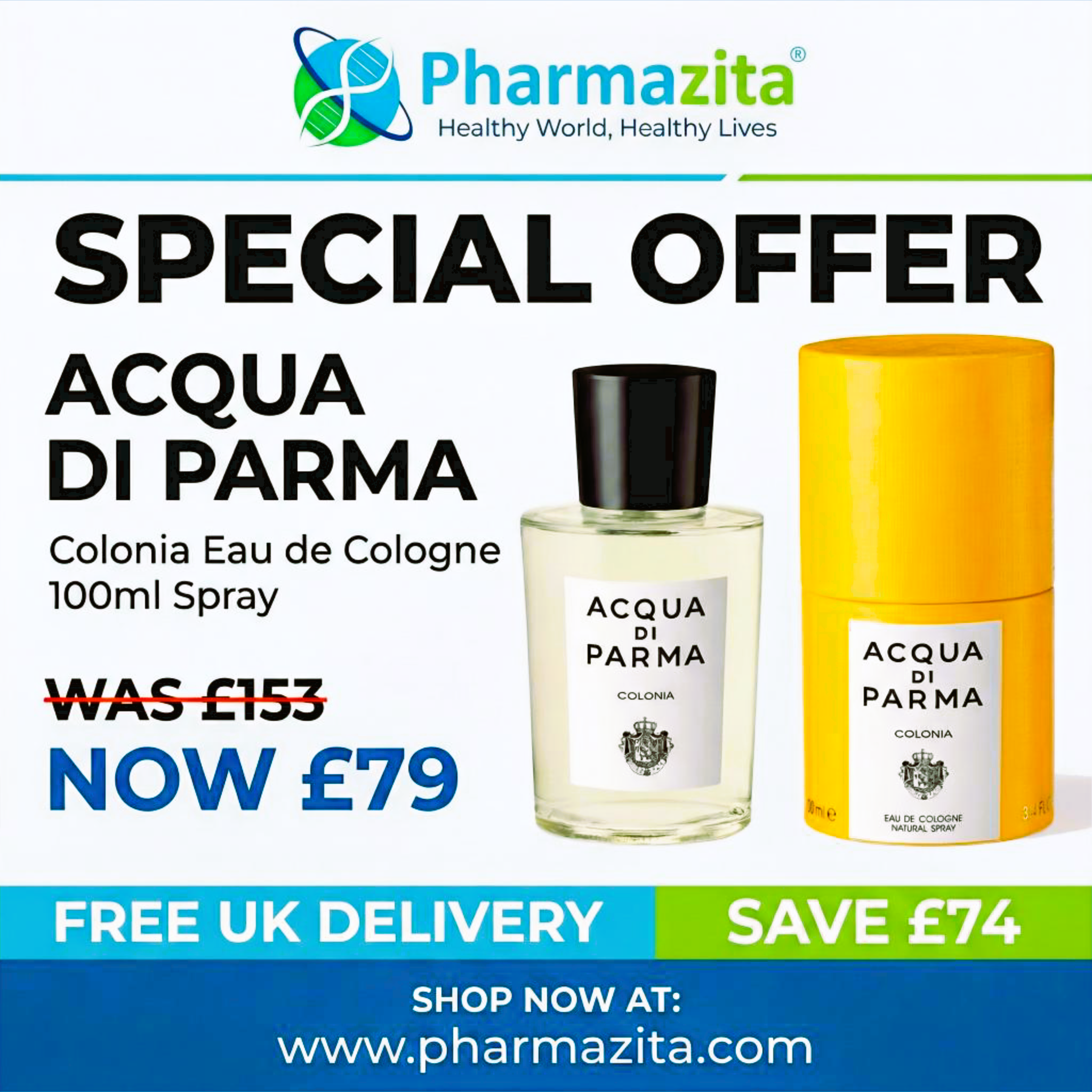 Acqua di Parma Colonia Eau de Cologne 100ml Spray