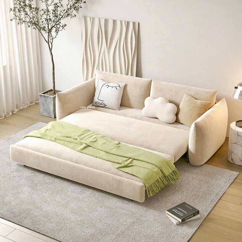 ภาพขนาดย่อ: Soft Nap Sofa Bed โครงไม้ยางพาราแท้ บุผ้า Holland Velvet