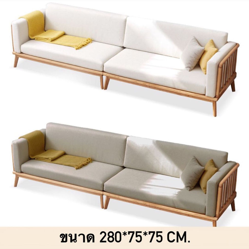 ภาพขนาดย่อ: Chill Days Sofa โครงไม้ยางพาราแท้ บุผ้า VC
