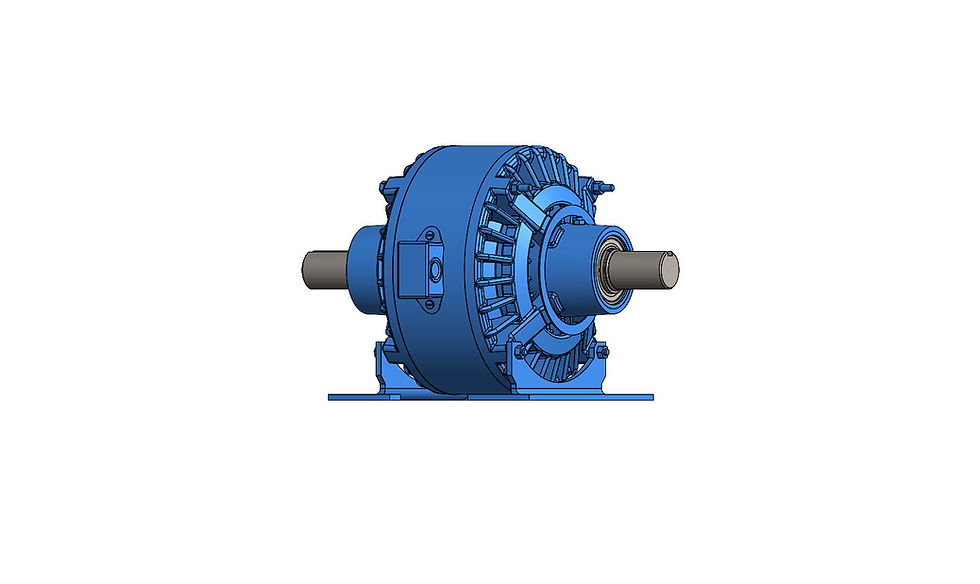 100 lb. ft. magnetic particle clutch