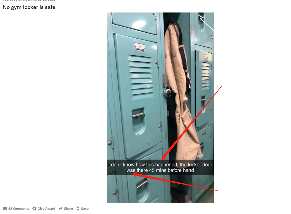 Gym theft problem3