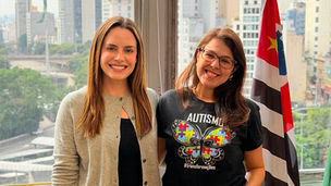 Tecnologia e inclusão: vereadora Zoe Martinez recebe empresária de Brasília para discutir aplicativo inovador voltado ao autismo