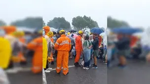 Queda de raio fere 72 pessoas em ato de Nikolas Ferreira em Brasília