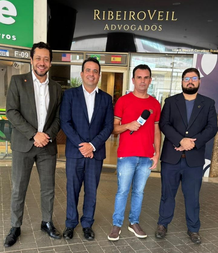 Jornalista Vavá Legal News no Escritório RibeiroVeil Advogados