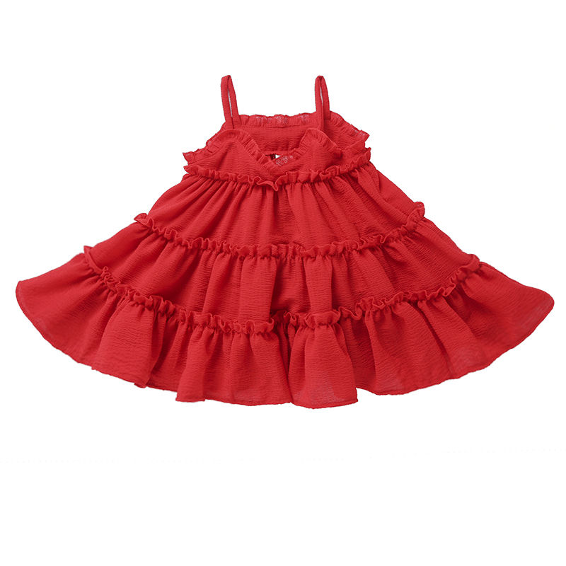 Thumbnail: Red Tiered Dress