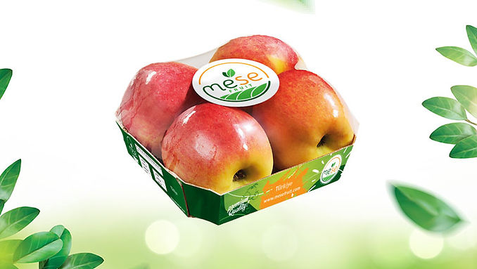 4 Apples Carton With Film